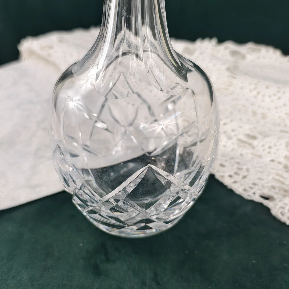 Vintage Cut Glass Crystal Decanter